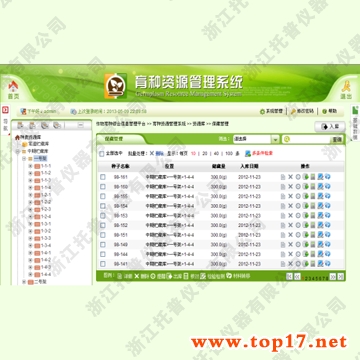 种质资源库管理系统 tpzy-cv2.0